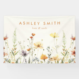 Rustikales Wildblume Grand Opening Banner