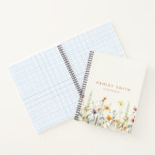 Rustikales Wildblume Notebook Notizblock (Innenseite)