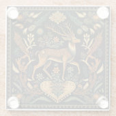 Rustikales Wildtier Glasuntersetzer (Rückseite)