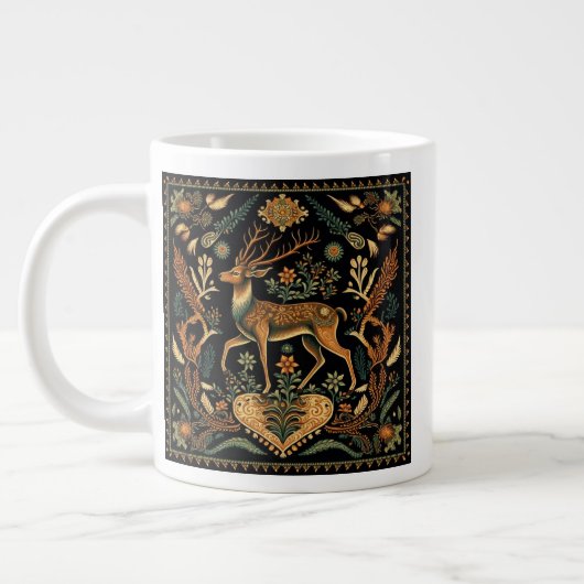 Rustikales Wildtier Jumbo-Tasse (Links)
