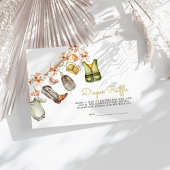 Rustikales Windeln-Windeln Begleitkarte