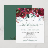 Rustikales Winterbudget Braudusche Einladung