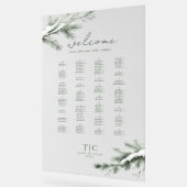 Rustikales Winterhochzeitwald Grüne ID1049 Acrylschild (Winkel)