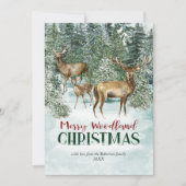 Rustikales Winterwald Weihnachten 3 Foto (Vorderseite)