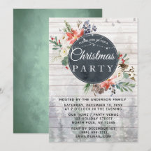 Rustikales Winterwaldlicht - Party zum Weihnachtsf