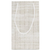 Rustikales Wood Boho Arrows & Blue Floral Wedding Kleine Geschenktüte (Rückseite)