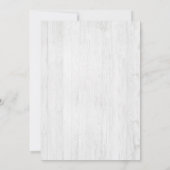 Rustikales Wood Hummer Coastal Brautparty Einladung (Rückseite)