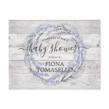 Rustikales Wood Lavendel Blumenkleider Kinderdusch