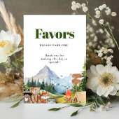 Rustikales Woodland Animal Baby Dusche Favoriten S Sockelschild