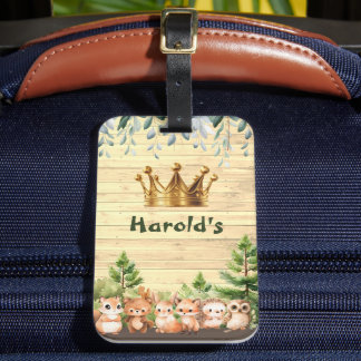 Rustikales Woodland Baby Stroller Gepäckanhänger