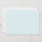 Rustikales Woodland Boysl Kinderdusche Einladung (Rückseite)