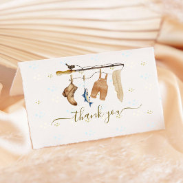 Rustikales Woodland Clothesline Fishing Baby Viele