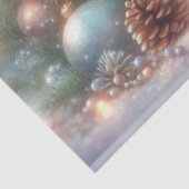 Rustikales Woodland Fox Mother & Baby Craft Design Seidenpapier (Ausschnitt)