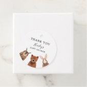 Rustikales Woodland Gender Neutral Baby Dusche Geschenkanhänger (Beispiel)