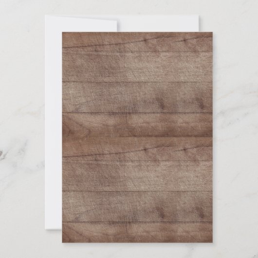 Rustikales Woodland Raccoon Kinderdusche Einladung (Rückseite)