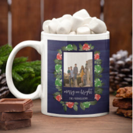Rustikales Woodland Whimsischer Pilze Weihnachten Kaffeetasse