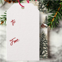 Rustikales Woodland Winterdorf Weihnachten