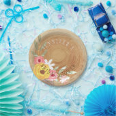 Rustikales Woodsy Brautparty Pappteller (Party)