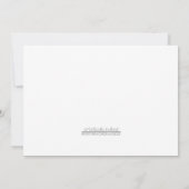 Rustikales Woodsy Ischenpaare - Einladungen (Rückseite)