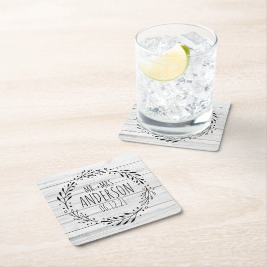 Rustikales Wreath Wedding Dekor Gunst Untersetzer (Vor Ort)