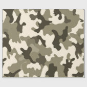 Rustikales Wüstenpapier für Camouflage Geschenkpapier (Flach)