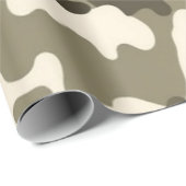 Rustikales Wüstenpapier für Camouflage Geschenkpapier (Rolleneckpunkt)