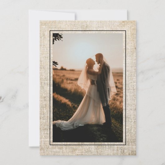 Rustikales, zartes Acryllengebirge Foto Vielen Dan Mitteilungskarte (Rückseite)