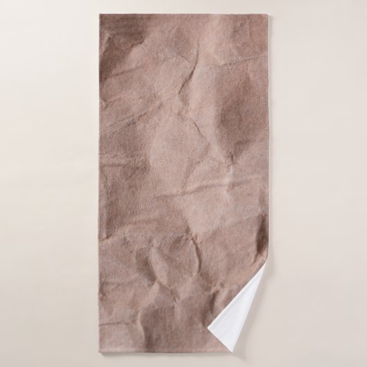 Rustikales zerbrochenes Papier Badehandtuch (Badehandtuch)
