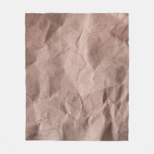 Rustikales zerbrochenes Papier Fleecedecke