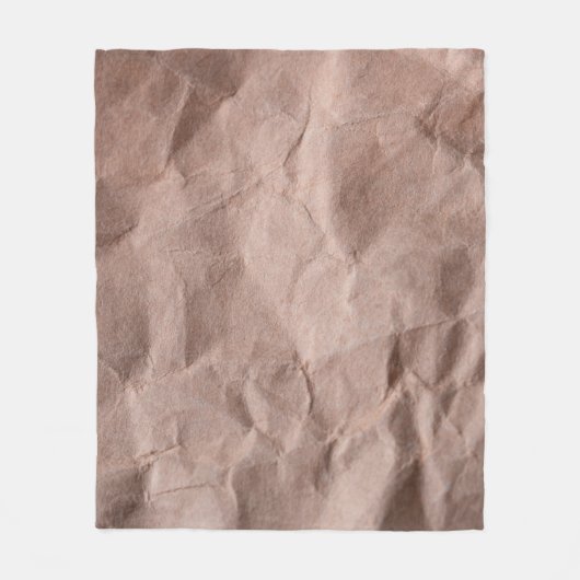 Rustikales zerbrochenes Papier Fleecedecke (Vorderseite)