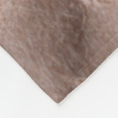 Rustikales zerbrochenes Papier Fleecedecke (Ecke)