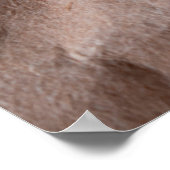 Rustikales zerbrochenes Papier Poster (Ecke)