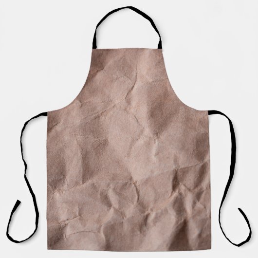 Rustikales zerbrochenes Papier Schürze (Vorderseite)
