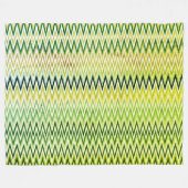 Rustikales Zickzack Zigzag-Muster Fleecedecke (Vorderseite (Horizontal))