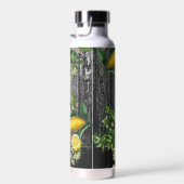 Rustikales Zitrusgarten-Monogramm Trinkflasche (Rechts)