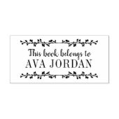 Rustikales Zweig-Kids-Buchzeichen Permastempel (Design)