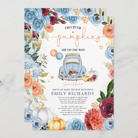 Rustikales zweimotoriges Pumpkettenlaufwerk mit Ba Einladung (Vorne/Hinten)