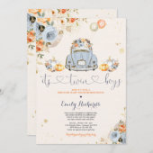 Rustikales zweimotoriges Pumpkettenlaufwerk mit Ba Einladung (Vorne/Hinten)