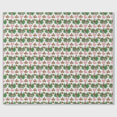 Rustikalisches Esel Weihnachtspapier Geschenkpapier (Flach)