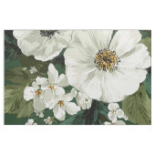 Rustikalisches grün-weißes botanisches, fettes, vi stoff (Fat Quarter (45,7 x 55,9 cm))