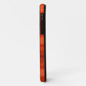 Rustikalisches Orange Aztekenmuster Case-Mate iPhone Hülle (Hinten/Links)