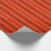 Rustikalisches Orange Aztekenmuster Geschenkpapier (Ecke)