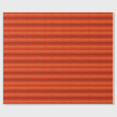 Rustikalisches Orange Aztekenmuster Geschenkpapier (Flach)