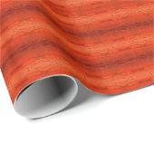 Rustikalisches Orange Aztekenmuster Geschenkpapier (Rolleneckpunkt)