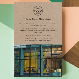 Rustikalkraft | Modern Foto Business Logo Flyer