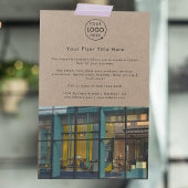 Rustikalkraft | Modern Foto Business Logo Flyer