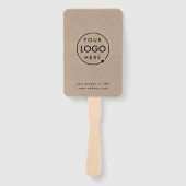 Rustikalkraft | Werbung für moderne Firmenlogos Fächer (Vorderseite)