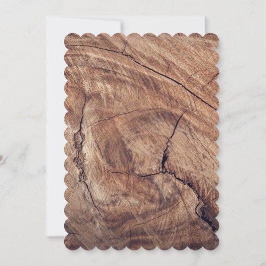 RUSTIKBOOTE KUWBOY WEDING INVITATION CARD EINLADUNG (Rückseite)