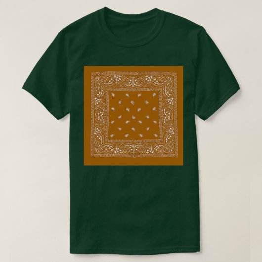 RUSTIKBROWN UND WEISSE ANNA T-Shirt (Design vorne)