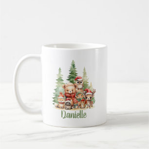 RUSTIKCHRISTMAS HOLZTIERE KAFFEETASSE